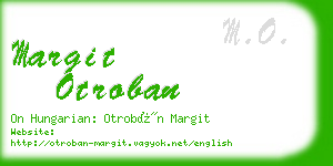 margit otroban business card